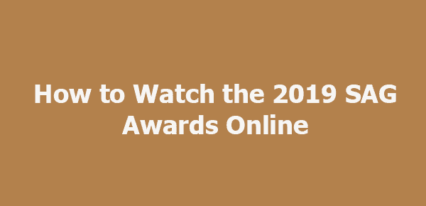 watch 2019 SAG Awards Online